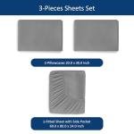Queen Sheet Set for Deep Pocket Air Mattresses