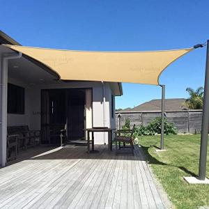 SUNNY GUARD 10' x 13' Rectangle Sun Shade Sail