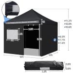Yaheetech 10x10 ft Waterproof Pop-Up Canopy Tent