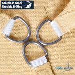 SUNNY GUARD 10' x 13' Rectangle Sun Shade Sail