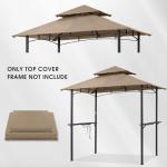 Grill Gazebo Replacement Canopy - Beige