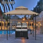 Grill Gazebo Replacement Canopy - Beige