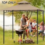 Grill Gazebo Replacement Canopy - Beige