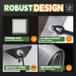 Heavy Duty Waterproof 6x8 Feet Tarp 3-Pack