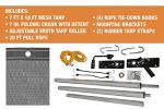 Aluminum Tarp System for Dump Trailers, 7x18 FT