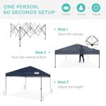 10x10ft Instant Pop Up Canopy Tent - Blue