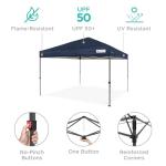 10x10ft Instant Pop Up Canopy Tent - Blue