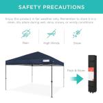 10x10ft Instant Pop Up Canopy Tent - Blue