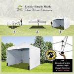 CROWN SHADES 10x10 Instant Pop Up Canopy Tent
