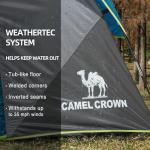 CAMEL CROWN 4-Person Waterproof Camping Tent