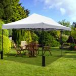 10x20ft Adjustable Pop-Up Canopy Tent - White