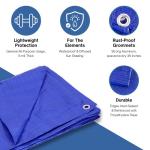 Blue 20x30 ft Camping Poly Tarp by Kotap