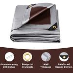 Heavy Duty Waterproof Tarp 10x20Ft UV Resistant