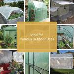 Heavy Duty Waterproof White Tarp 12x20 Feet