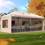 Quictent 10x20 ft Pop-Up Canopy Tent with Sides