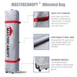 Durable 10x10 Pop-up Canopy Tent with Roller Bag