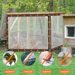 Heavy Duty 8x10 FT Waterproof Clear Tarp