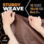 Heavy Duty 10' x 12' Waterproof Brown Tarp