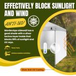 MordenApe 10x10 Pop Up Canopy Tent Sidewalls