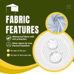 MordenApe 10x10 Pop Up Canopy Tent Sidewalls