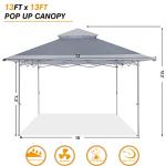 COOSHADE 13x13 Ft Instant Pop-Up Canopy Tent
