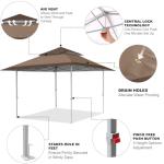 COOSHADE 13x13 Pop Up Canopy Tent - Outdoor Shade