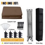 COOSHADE 13x13 Pop Up Canopy Tent - Outdoor Shade