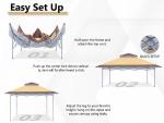 COOSHADE 13x13 Pop Up Canopy Tent - Outdoor Shade