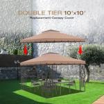Morikoro 10x10 Double Tier Canopy Cover