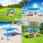 Rhino Valley UPF50+ Beach Tent Sun Shelter
