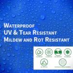 5-Pack Budget-Friendly Waterproof Poly Tarps, 6x8 Feet