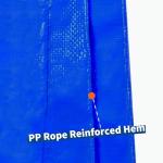 5-Pack Budget-Friendly Waterproof Poly Tarps, 6x8 Feet