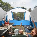 Spacious 8-Person Family Camping Tent with Screen Porch