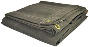 Olive Green Canvas Tarp 8x12 Feet