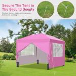 10x10ft Pop Up Canopy Tent with Sidewalls