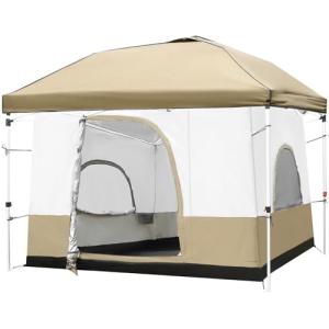 REDCAMP 10x10FT Pop-Up Camping Tent with Floor