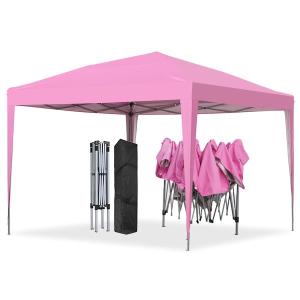 10'x10' Pop-Up Canopy Tent for Events - Pink