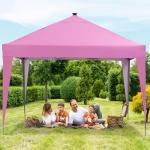 10'x10' Pop-Up Canopy Tent for Events - Pink