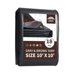 Raindeway 10x10 Heavy Duty Waterproof Tarp
