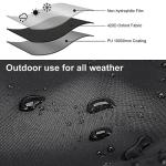 Black Waterproof Tarp for Camping and Outdoor Use