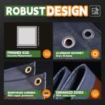 Raindeway 10x10 Heavy Duty Waterproof Tarp