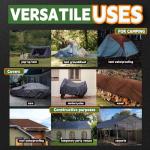 Raindeway 10x10 Heavy Duty Waterproof Tarp