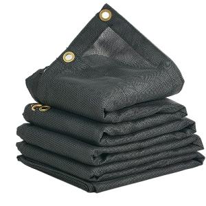 Heavy Duty Black Tarp for Dump Trucks, 6x14 ft