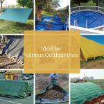 Heavy Duty 12x16 Feet Waterproof Tarp - Green