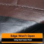 Heavy Duty 5'x7' Waterproof Tarp - Brown/Black