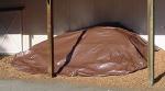 10x15 Heavy-Duty Waterproof Silver/Brown Poly Tarp