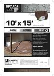 10x15 Heavy-Duty Waterproof Silver/Brown Poly Tarp