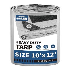 Heavy Duty 10x12 Feet Waterproof Tarp Cover