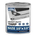Heavy Duty 10x12 Feet Waterproof Tarp Cover