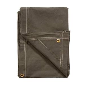 Stansport Heavy-Duty O.D. Green Canvas Tarp 6'x8